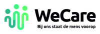 Logo WeCare Bij ons staat de mens voorop